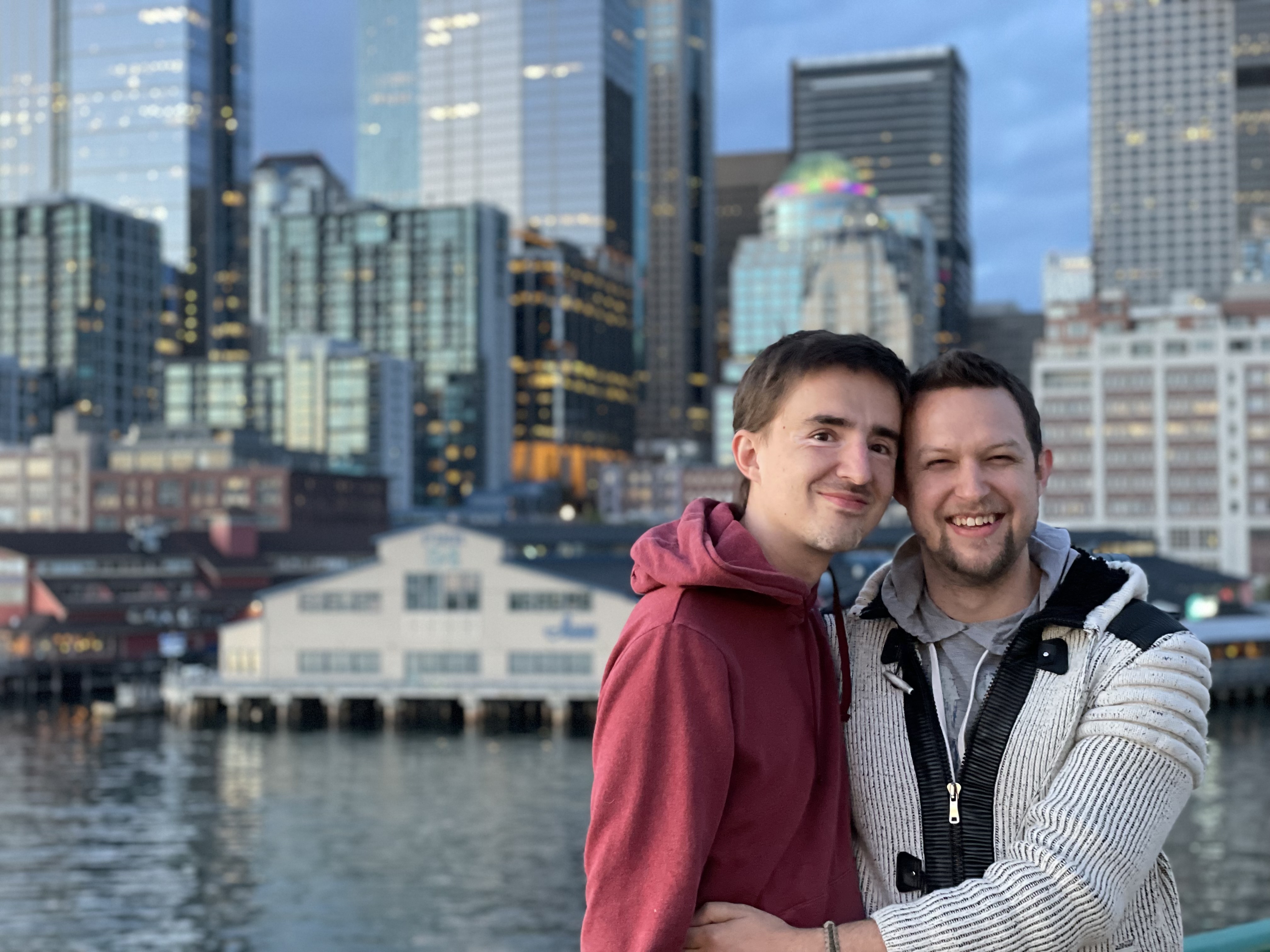 Adam & Trent on the Ferry